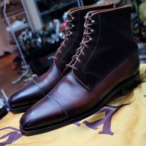 Antonio Meccariello Lace Up Derby Boots